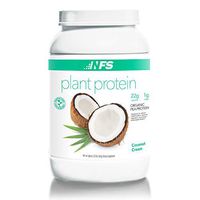 NF Sports All-Natural Plant-Based Protein (Coconut Cream) - Organic Protein, Gluten Free - 28 Servings