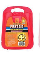 Emergency First Aid Kit for Travel Portable for Minor Wounds (red)