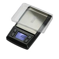AMERICAN WEIGH SCALES BCM Series Digital Pocket Weight Scale, Silver, 100G (AERO-100-BLK)