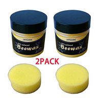 Wood Seasoning Beewax, Natural Traditional Beeswax Furniture Polish Wood Furniture Cleaner for Wood Floor Table Chair Door and Cabinet for Furniture to Beautify & Protect, Non Toxic (2)