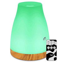 Essential OIl Diffuser with Remote Control by COOLCOW, 300ml Cool Mist Aromatherapy Diffuser, 7 Colour Lights, Timer, Auto Shut-off, Room Humidifier & Home Air Freshener