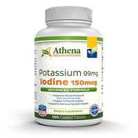 Potassium 99mg with Iodine 150mg Supplement