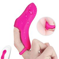 USB Quick Chrging Mini Szie Finger Shaking Massage Set for Female Remote Control Couple's Interactive Tool 9 Modes Thrustíńg Wearable Vibrate Waterproof G-Spótter Pleasure Toys for Women Tshirt
