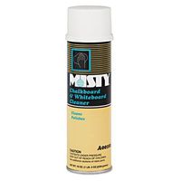 MISTY 1001403 20 oz Chalkboard & Whiteboard Cleaner44; Aerosol - 12 Per Case