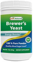 Best Naturals 100% Pure Brewers Yeast Powder - 16 oz - Supports for Increased Breast Milk Supply During Breastfeeding, Lactation, Digestive Health