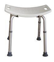 Essential Medical Supply Adjustable Tool Free Blow Molded Shower Bench