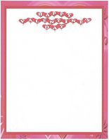 Happy Valentine's Day Balloons Stationery Printer Paper 26 Sheets