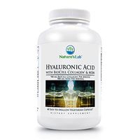 Hyaluronic Acid with Biocell Collagen and MSM - 60 Capsules (20 Day Supply) Skin Hydration, Joint Lubrication, UVB Protection, Methylsulfonylmethane