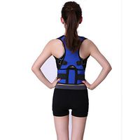 LKXHarleya Adjustable Comfort Back Support Belt Posture Corrector Brace