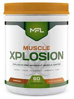 MFL Muscle Xplosion | Pre-Workout | 0 Sugar | Sweetened with Stevia | All-Natural | 60 Servings (Espresso)