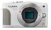 Panasonic Lumix DMC-GF6 Mirrorless Micro Four Thirds Digital Camera Body Only (White) (International Model)