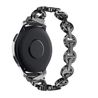 Lyperkin Compatible with Samsung Galaxy Watch Watchband, Luxury Metal Crystal Watch Strap Replacement Wrist Band for Samsung Galaxy Watch, 46mm/42mm