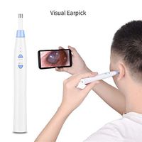 WiFi Ear Endoscope USB Visual Earpick HD Visual Ear Cleaning Spoon Cleaning Ear Inspection with Camera for Ear Heath Care