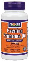 NOW Evening Primrose Oil 500mg 100 Softgels, Women's Health, Fresh (1)