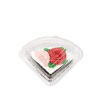 50/100 BPA-Free Clear Plastic 9 Inches Pie Cake Slice Carry-Out Containers (50)