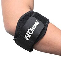 NEObracex Tennis Elbow Brace Forearm & Elbow Pain Relief for Golfers, Tennis, Baseball, Lateral Epicondylitis, Tendonitis, Ulnar Nerve Compression, Adjustable Support Band