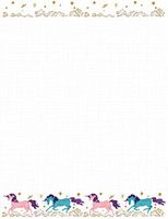 Unicorn Stationery Printer Paper 26 Sheets