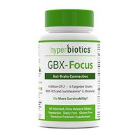 Hyperbiotics GBX-Focus Time Released with Targeted Strains and Suntheanine® to Support The Gut-Brain Connection