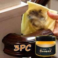 Kadola Wood Seasoning Beewax - Traditional Beeswax Polish for Wood & Furniture, All-Purpose Beewax for Wood Cleaner and Polish Wipes - Non Toxic for Furniture to Beautify & Protect, No Build-Up