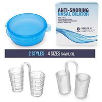 Snore Stopper Snoring Solution Devices, Anti Snoring Chin Strap with Nose Vents Plugs, Stop Snoring Aids Devices Solution, Anti Snoring Snore Stopper Nasal Dilators Reduction Device