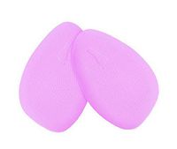 Gentle Meow 4 Pairs Front Half Insoles Feet Shockproof Forefoot Sole Cushions, Dark Purple