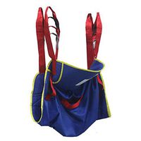 Full Body Patient Lift Sling, Used for Power Lifter, Medical Lift Equipment Transfer Belt, Divided Leg Sling with Head Support, for Elderly and Disabled