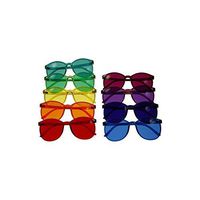 Color Therapy Glasses Round Style Set of 9 Colors [Also Available in Set of 7]