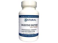 Advanced Super Digestive Enzymes w/Turmeric, Doctor Formulated, Aids w/Protein, Fat and Carb Digestion, Plant Based, Non-GMO, Made in The USA 60 Count