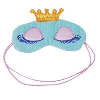 TraveT Women's Girls Lovely Princess Long Eyelashes Cotton Blocking Breathable Sleep Blindfold, Sleep Mask
