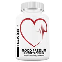 Premium Blood Pressure Support Supplement with Vitamins, Hawthorn, Niacin, Garlic and Hibiscus - Promotes Healthy Blood Pressure - Non-GMO - Made in USA - 120 Capsules