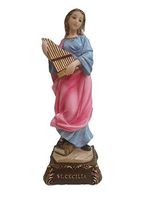 12" Inch Saint Cecilia St Statue Estatua Catholic Figurine Figure Ceci Santa