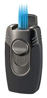Visol Quadflow Quad Jet Torch Flame Table Cigar Lighter