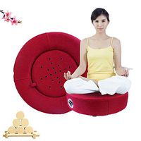 ZYJFP Moxibustion Massage Pad, Multi-Function Burner Smoke Stool, Sitting on Moxibustion, Futon, Muscle Pain, Can Carry 180Kg, Red
