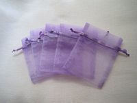 MyCraftSupplies Premium Quality Organza Bags 6x9 Inch 30-Pack for Favors, Gifts, Jewelry (Lavender)