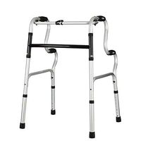Old Man Walking Walker - Two-Stage Fixed Walking Frame - Foldable Walker Adjustable Walking Assist Equipped - Rehabilitation Auxiliary Walking Frame for Disabled