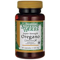 Swanson Super Strength Oregano 500 Milligrams 60 Capsules