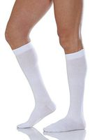 ALPHA MEDICAL 15-20 mmHg Moderate Compression Men’s Compression Travel Socks. Fine Cotton Italian Made Quality (Size 1 Black)