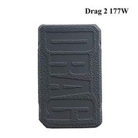 KKmod Silicone Case for VOOPOO Drag 2 Mod Kit Protective Texture Cover Sleeve Shield (Black)