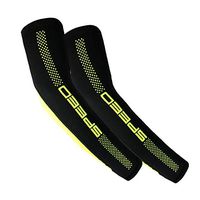 1 Pair Unisex Cycling Climbing Breathable Cooling Arm Sleeves Cover Protection for Sun Protection - Green XL