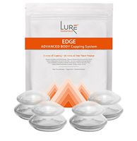 Cupping Therapy Massage Set for Muscle Soreness Pain Relief, Injury Recovery, Toning & Cellulite 4, Large Clear