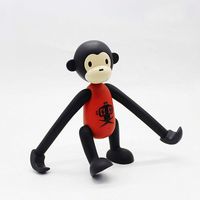 Monkey cell phone stand Mount, Desktop Cellphone Tablet Holder (up to 10inch),Holder for Andriod Cellphones(All Size),Desk Moblie Phone Holder Compatible iphone,ipad,SamSung Galaxy (Red)