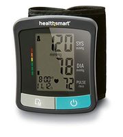 HealthSmart Standard Series Wrist Blood Pressure Monitor, Clinically Accurate LCD Display Digital Blood Pressure Monitor, Electronic Blood Pressure Monitor with 2 Person Memory by HealthSmart