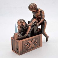 New Cool Metal Jet Torch Gas Butane Refillable Lighter Sexy Windproof Lighter Gift