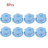 Kecar 8 PCS Premium Washing Bag Washing Ball Removal Device Floating Net Bag, Pet Hair Catcher Filter Hair Laundry Bag Bra, Household, Washing Machine, Clothes