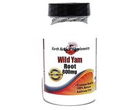 Wild Yam Root 850mg * 100 Caps 100% Natural - by EarhNaturalSupplements