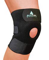 AllyFlex Patella Stabilizer Knee Brace - Breathable Adjustable Knee Support for Joint Pain Arthritis Meniscus Tear ACL MCL. Open Patella Dual Stabilizers Non Slip Neoprene Wrap for Men & Women
