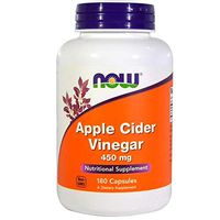 Now Foods Apple Cider Vinegar, 450 mg Capsules, 180-Count