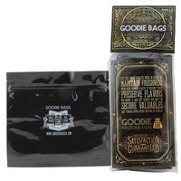 "Goodie Bags" Smell Proof Stash Bags 1 Quart '7 11⁄16 x 7' [Large] [Black] (Medium 4" x 6")