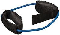 CanDo 10-5764 Exercise Tubing with Cuff Exerciser, 35", Blue-Heavy