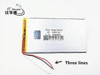BIHUADE 3 line 3.7V 6000MAH 3280150 Lithium Polymer Li-Po Rechargeable Battery for DIY Mp3 MP4 MP5 GPS